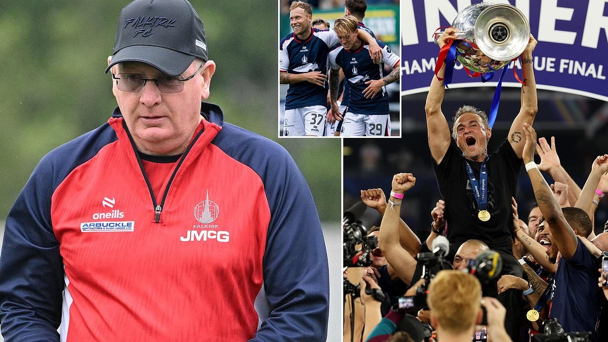 McGlynn keen to emulate PSG's template for success as Falkirk return to the top flight after 15-year absence