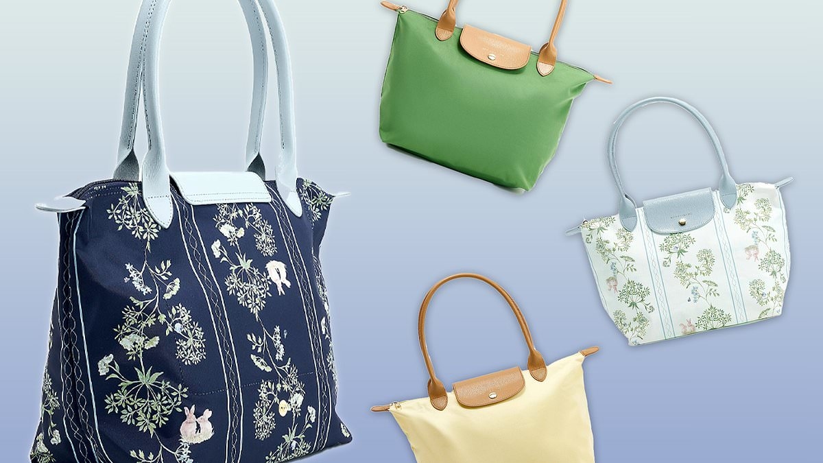 These stylish, foldable totes look just like the Longchamp Le Pliage bags - but they're under $100
