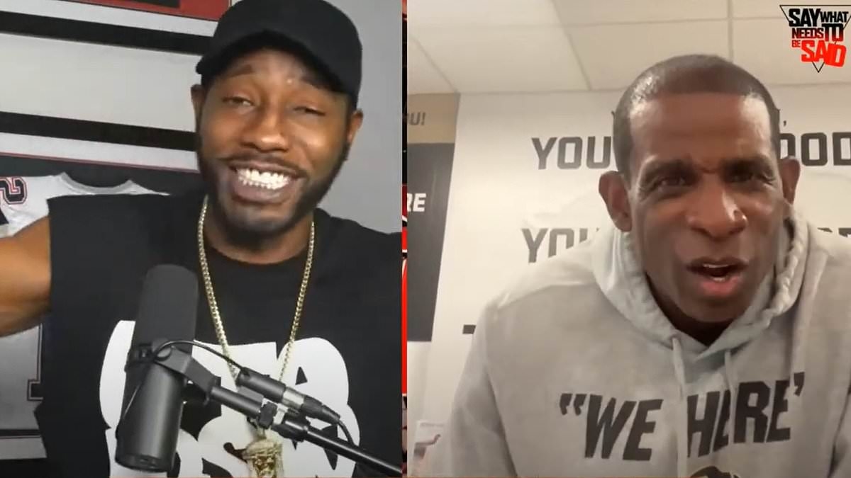 Deion Sanders ends interview abruptly after Karreuche Tran question amid rumors he's dating Chris Brown's ex