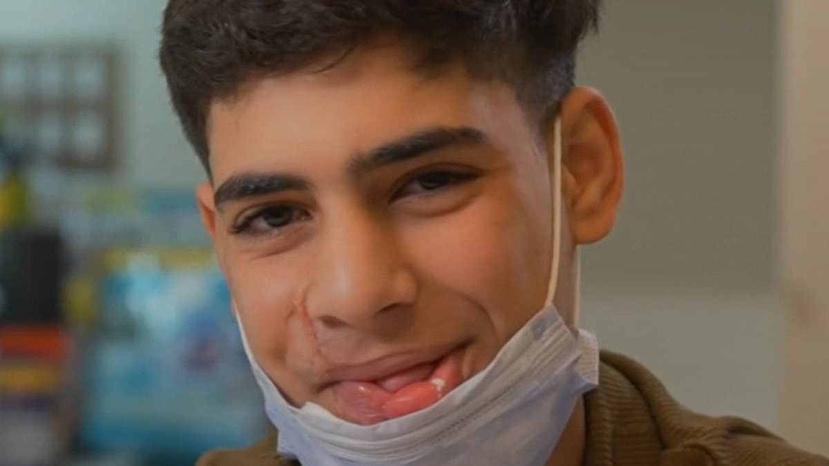 Teenage boy who was maimed in Gaza becomes the first to be treated for war injuries in the UK