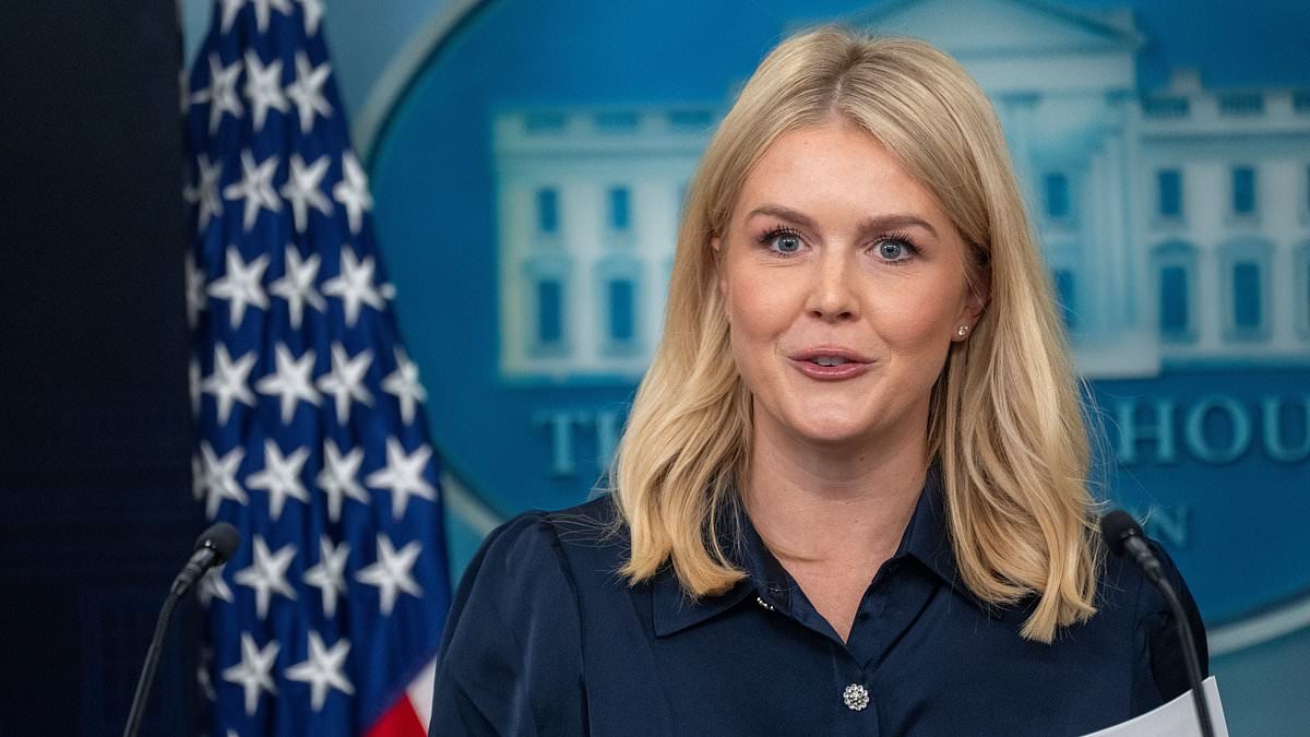 Gov Gavin Newsom launches mean attack on Karoline Leavitt as he blasts White House's $200million ballroom plan
