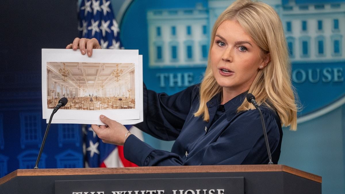 Newsom attacks White House press aide with cheap shot 'Hunger Games' jibe over $200m ballroom