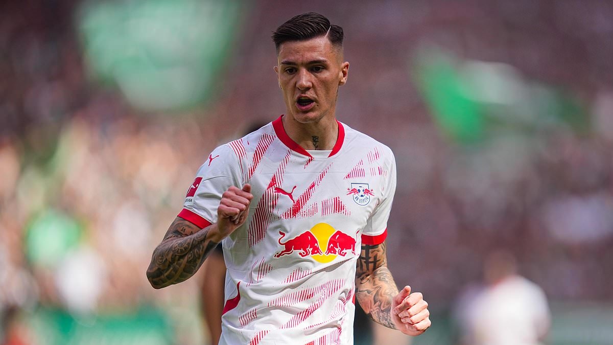 Newcastle make club-record £69.9m bid for RB Leipzig forward Benjamin Sesko as they look to beat Man United to striker's signature - with Alexander Isak's future at St James' Park still up in the air