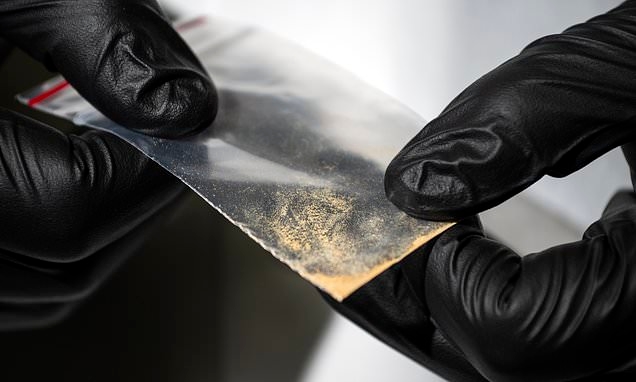 Horror as 'Frankenstein' drug that's FORTY TIMES stronger than fentanyl wreaks havoc across the US... and kids are buying it on their phones
