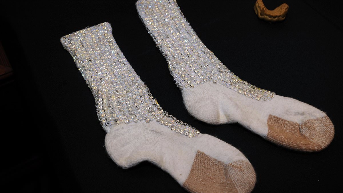 Dirty sock once worn by Michael Jackson sells at auction for an eye-watering sum
