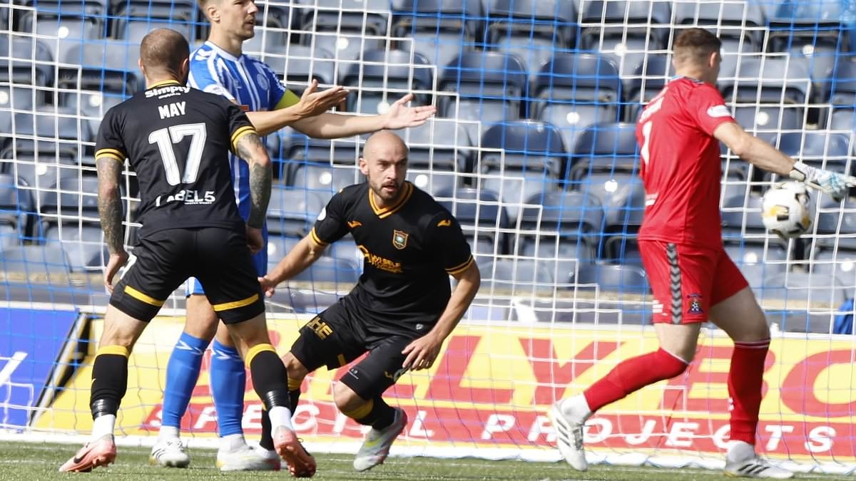 Kilmarnock 2 Livingston 2: Martindale's men fight back from two down to earn point on Premiership return