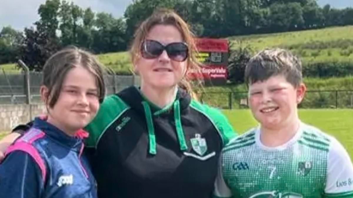 Mother and her two children who were murdered in 'unspeakable way' are finally together again, funeral hears