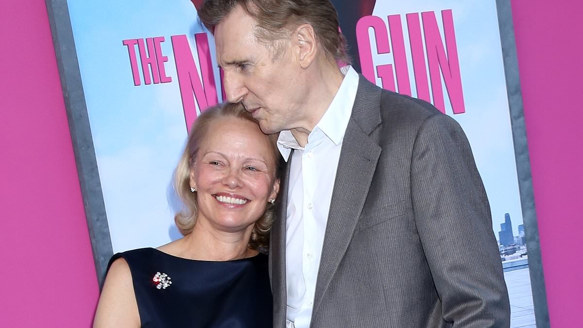 Pamela Anderson and Liam Neeson 'can't fake' their chemistry as insider spills on red hot romance