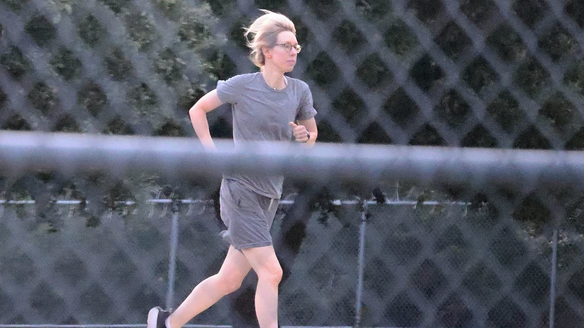 Billionaire fraudster Elizabeth Holmes seen enjoying facilities at Ghislaine Maxwell's cushy new prison