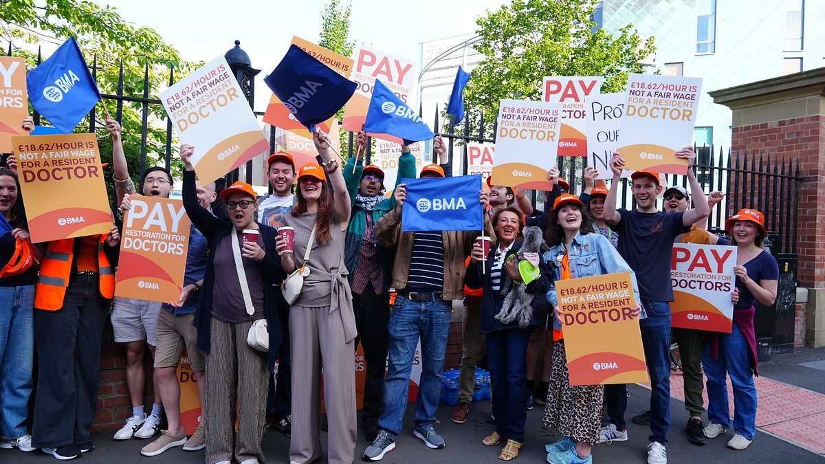 Carry on, doctor! Two thirds of resident physicians defy calls to join five-day walkout in huge blow to militant unions' bid to wreak hospital havoc with strikes