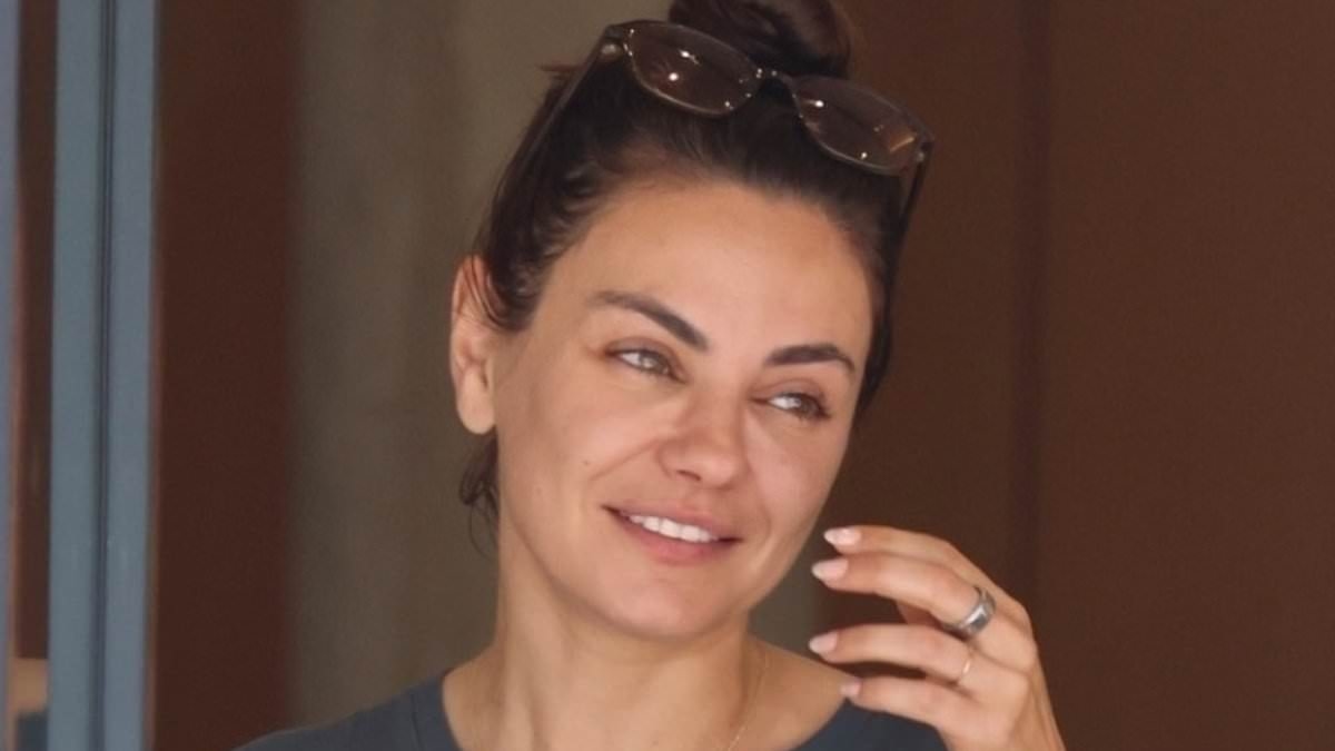 Mila Kunis and Ashton Kutcher seen on rare public outing with their kids after brushing off marriage rift rumors