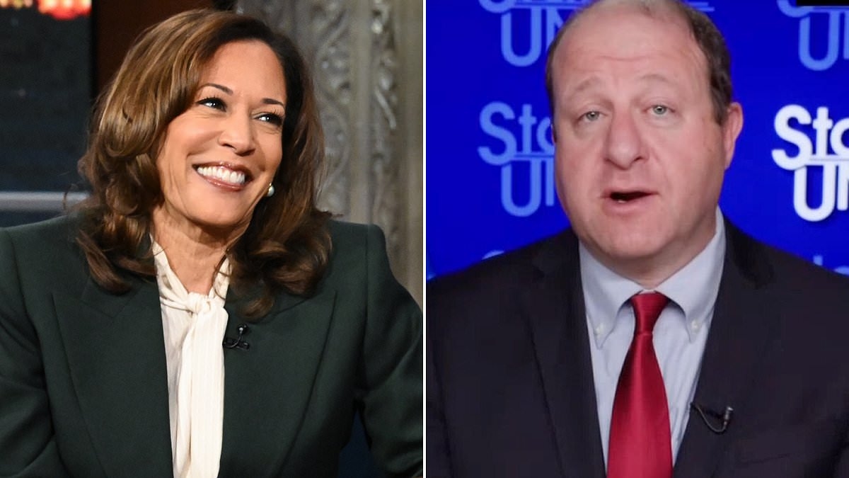 Dem Gov Jared Polis's VERY awkward reaction when questioned about Kamala running in 2028