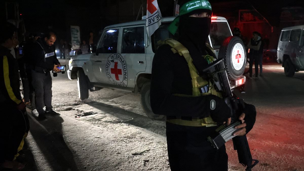 Hamas CAVES to pressure from Netanyahu and concedes it might now allow the Red Cross into Gaza following global outrage over hostage videos