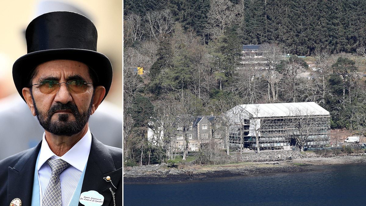 Could Sheikh feel the heat over solar panels at his 63,000-acre Highland estate?
