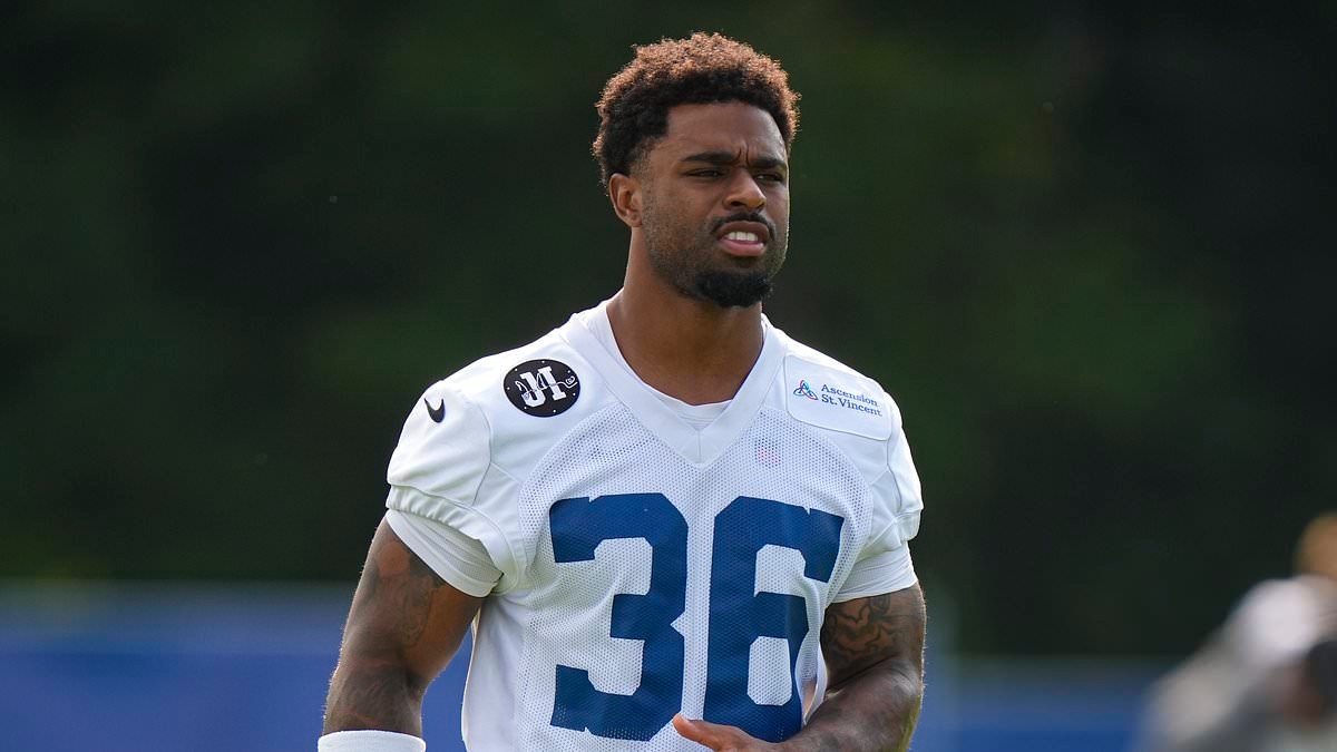 Colts star Salvon Ahmed rushed to the hospital after illegal tackle by teammate in practice