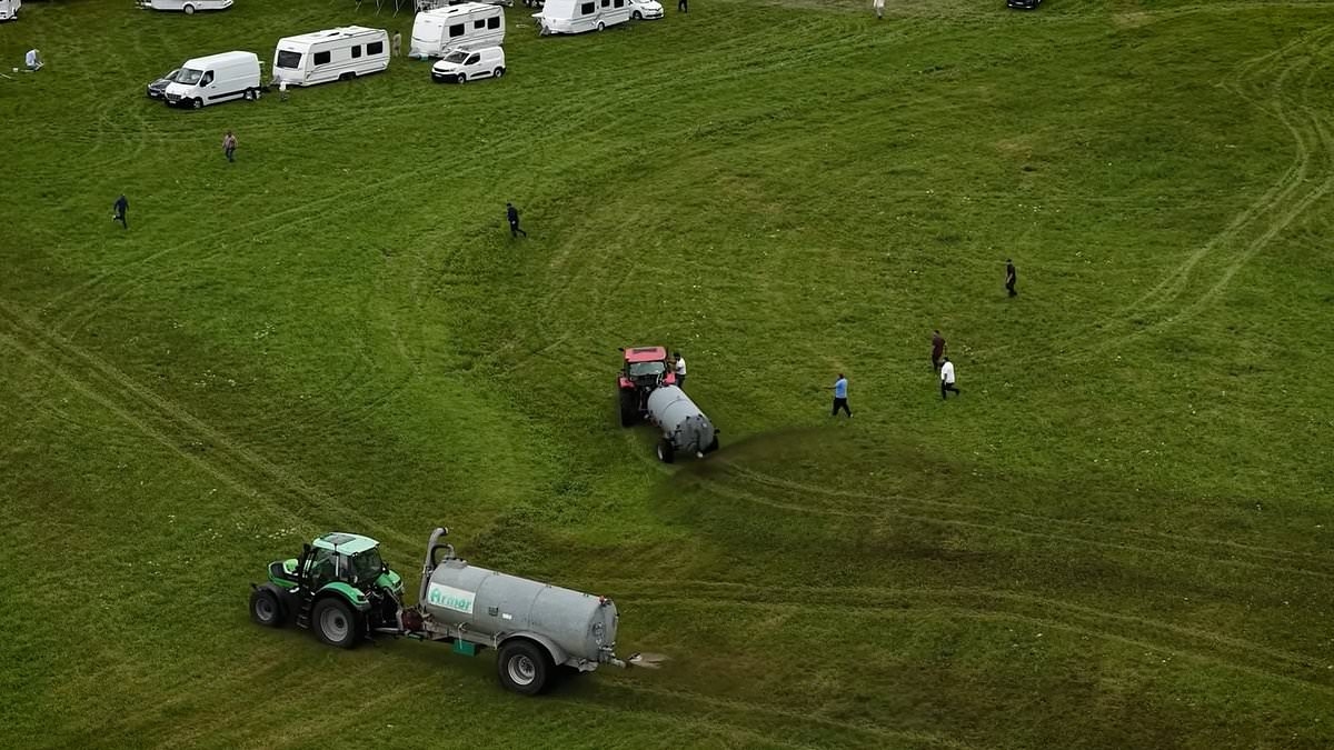That's how to do it! French farmers devise ingenious (and smelly!) way to deal with a horde of squatters on their farm