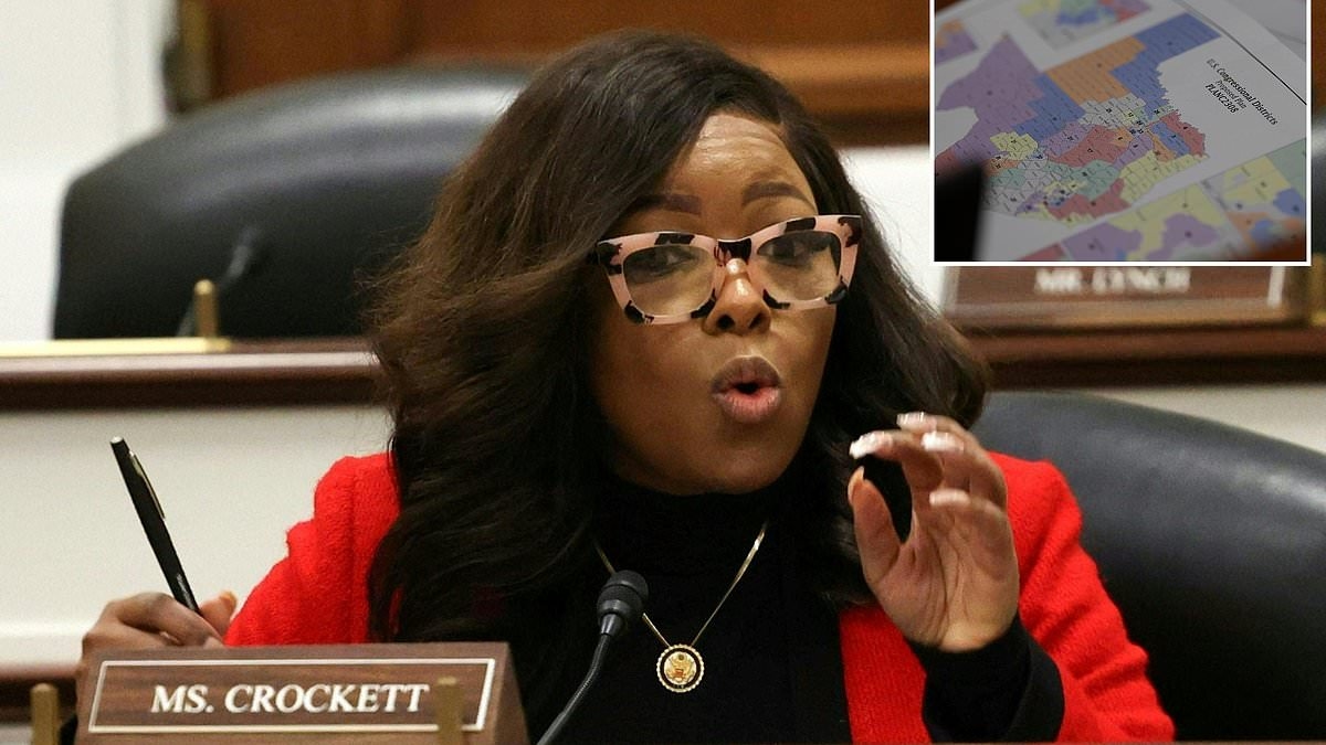 Texas GOP jabs at Jasmine Crockett with their proposed new map... as she calls spiteful move a 'red flag'