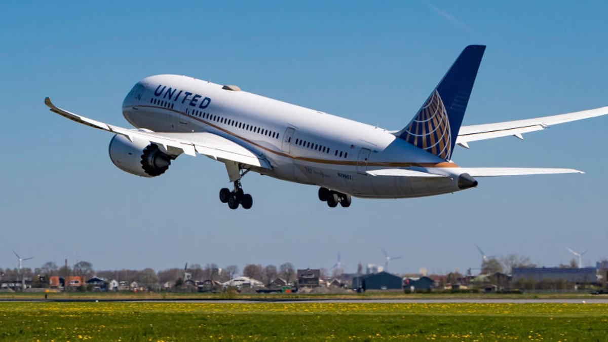 Chilling audio reveals moment United Airlines pilots called 'Mayday' after engine fails mid-takeoff
