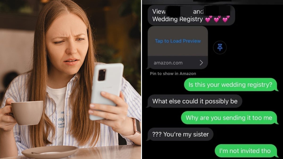 I'm 19 and my sister hasn't invited me to her 'child-free' wedding but STILL expects a gift. Am I wrong for being furious?