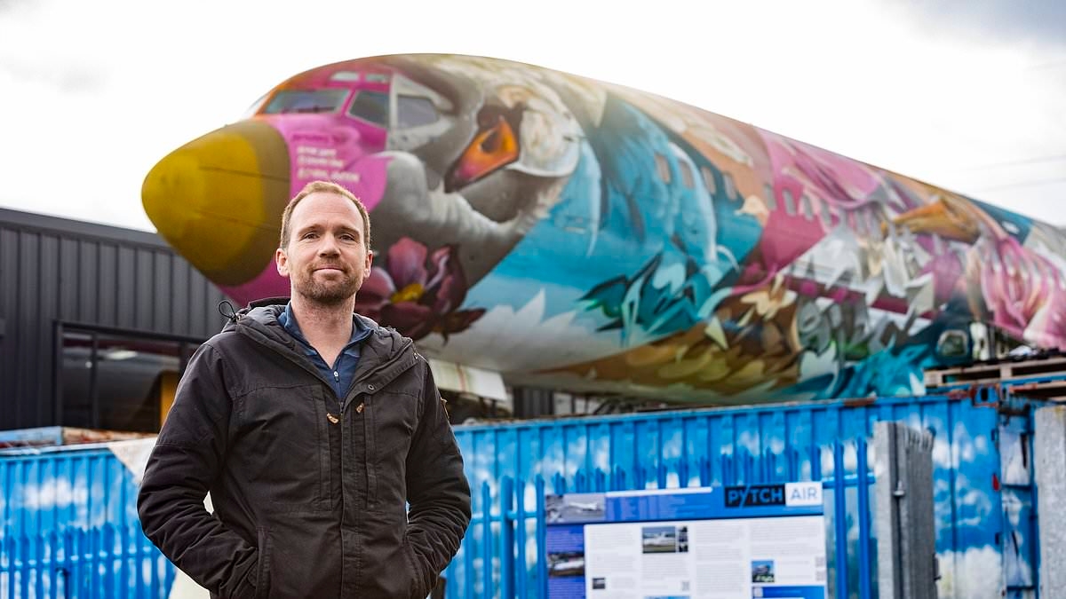 Owner of Pablo Escobar's old jumbo jet is embroiled in planning row over 'noisy' Airbnb parties in aircraft - as he applies to put ANOTHER Boeing next to it