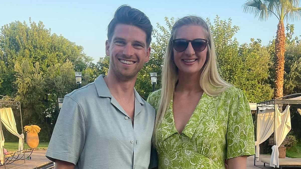 Rebecca Adlington's husband Andy Parsons reveals the devastating impact their miscarriages had on him as he details 'crying on the train' each morning while struggling with the loss