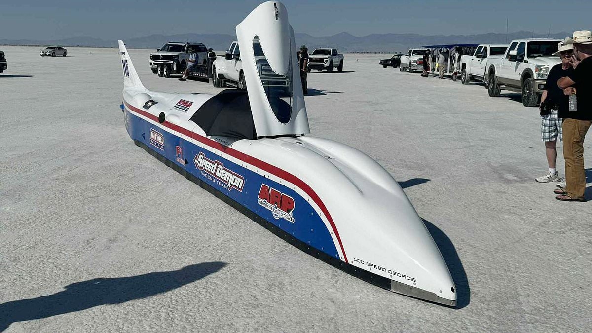 Race car driver, 60, crashes and dies while doing 280MPH on famed Bonneville Salt Flats