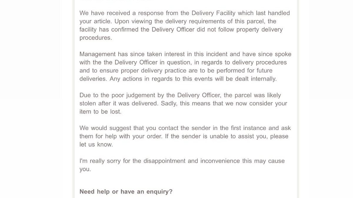 Sally made a complaint about an Australia Post driver for an unbelievable act... then came an unexpected visitor and email that will shock you
