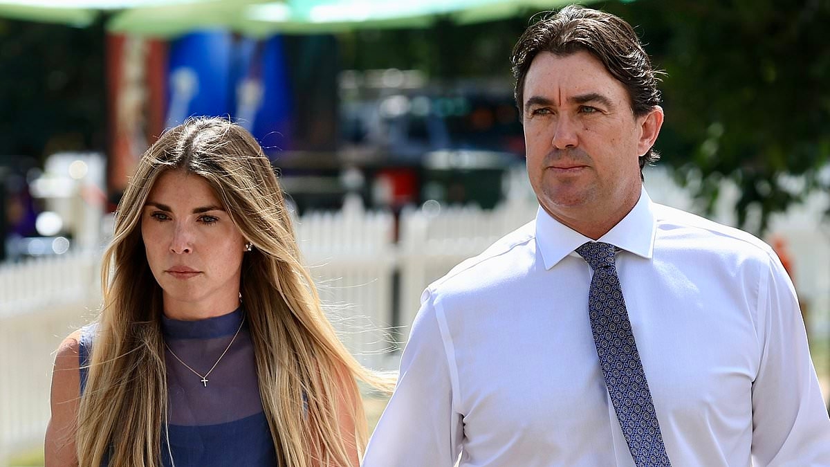 Hand in hand with his model wife, the Outback Wrangler heads into court to fight for his freedom - as glamour and glitz descend on Darwin for the Netflix star's trial
