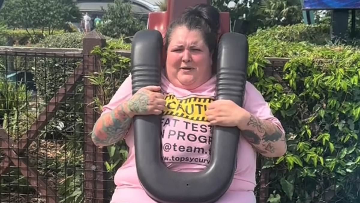 I 'fat tested' the rides at UK's most popular theme park - there were so many seats I couldn't fit in