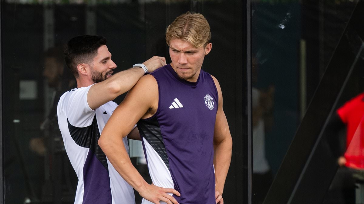 Revealed: The hi-tech GPS gadget that Ruben Amorim has his Man United players using in training to collect key data ahead of new season