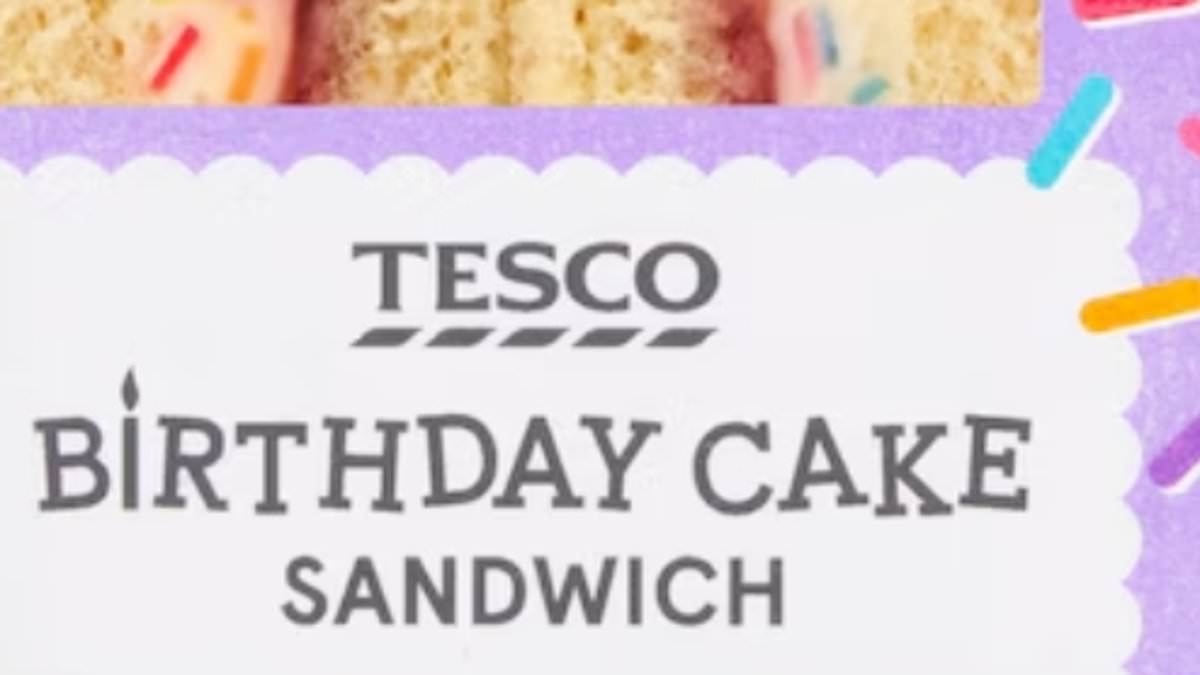 Tesco launches bizarre birthday cake SANDWICH after M&S' strawberries and cream offering