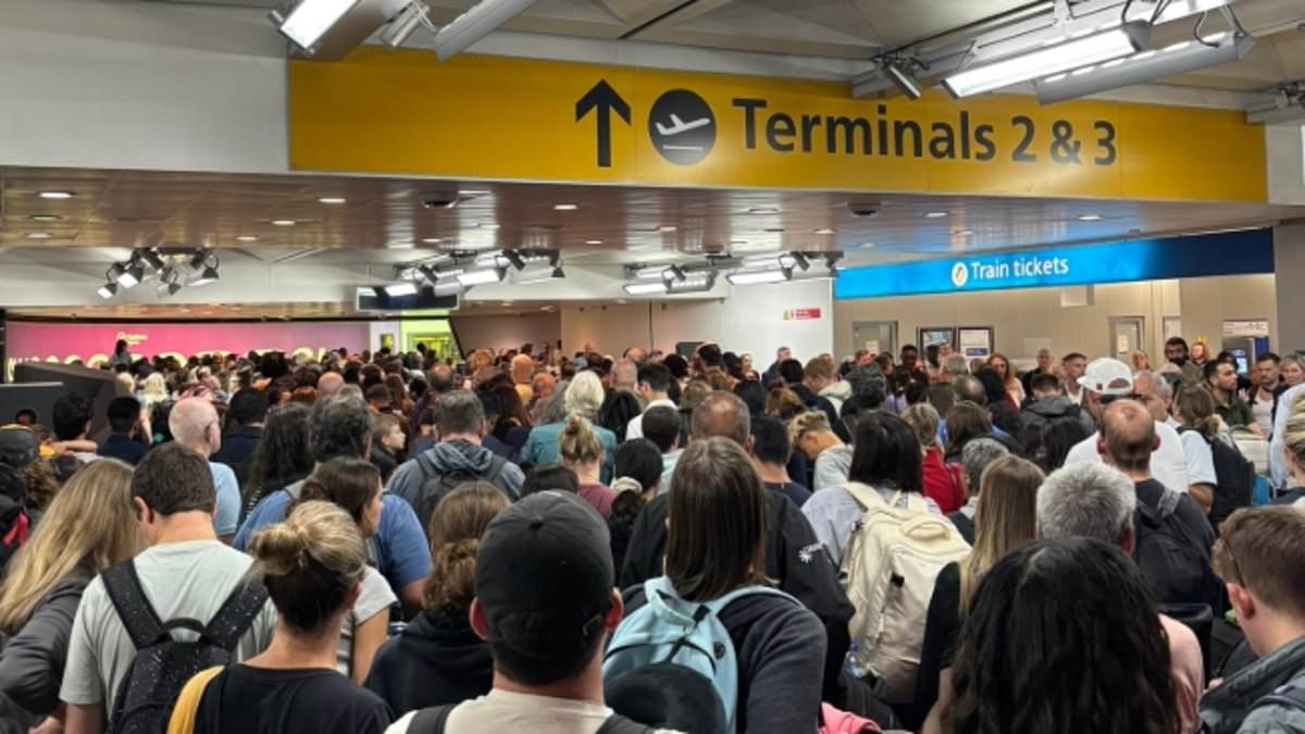 Heathrow Airport hit with severe delays as 'technical fault' shuts tunnel to two terminals: Chaos for SECOND time in a week during peak summer season
