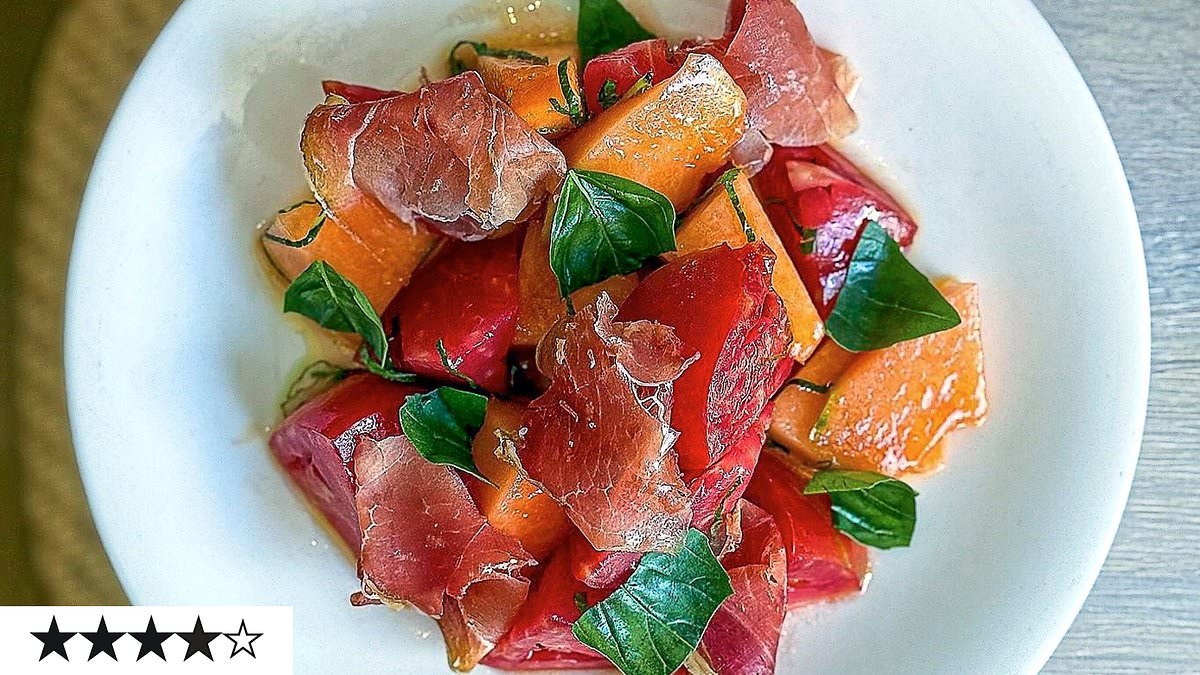 'Immaculate' ingredients and a melon dish that is 'pure summertime succour' - Tom Parker Bowles is impressed by a sunny new spot in Bristol