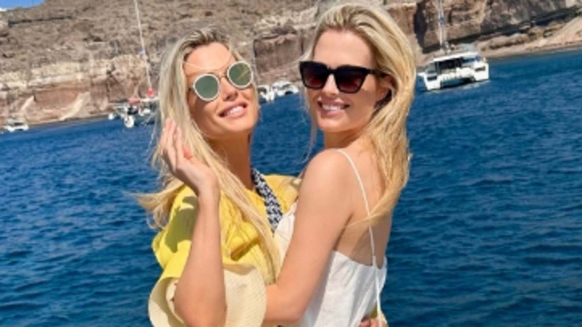 Princess Diana's niece Lady Amelia Spencer shares a behind-the-scenes glimpse of Santorini holiday with her twin sister Eliza after she got engaged