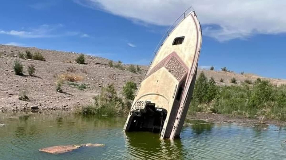 Backlash as iconic landmark removed from Lake Mead reservoir