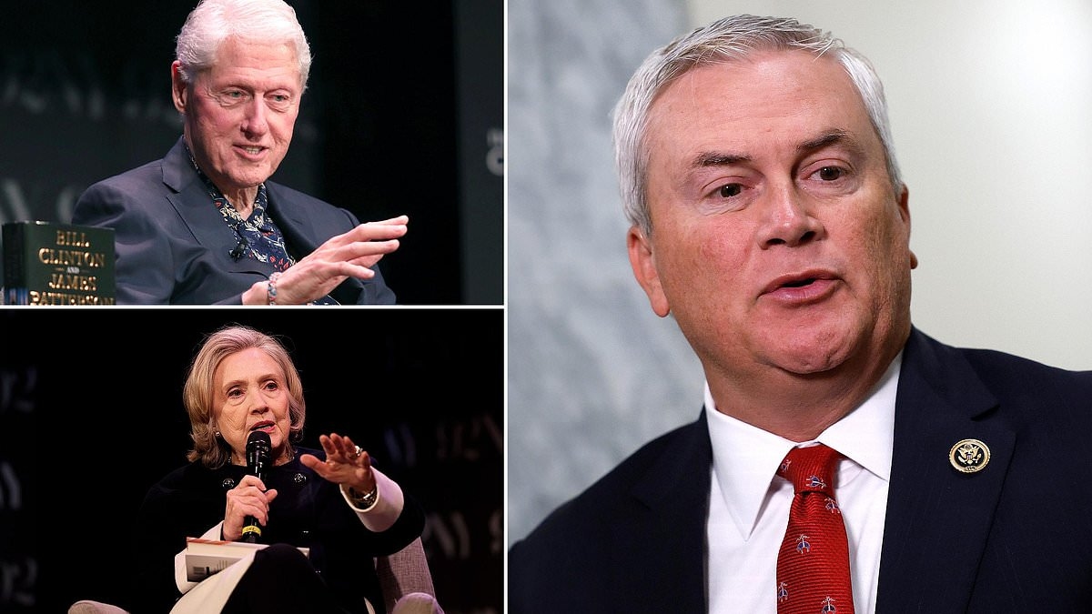 Bill and Hillary Clinton and ex-Trump DOJ officials subpoenaed by Republicans to provide bombshell testimony on Epstein