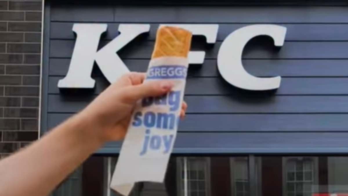 Fast food giants Greggs and KFC team up to create the 'culinary crossover of the century' - but can YOU guess what it is?