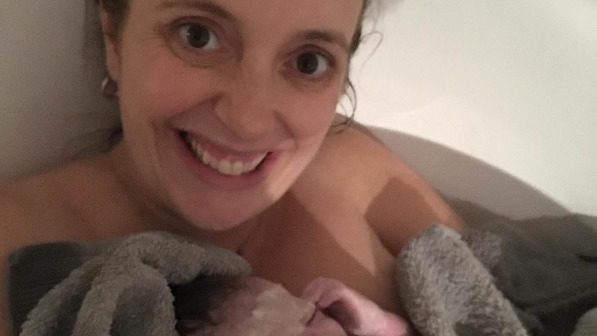 I forced my reluctant husband to take my placenta home and blend it into a smoothie - I was out of hospital the next day