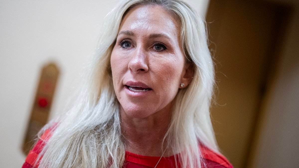 Marjorie Taylor Greene begs Trump to pardon disgraced fabulist George Santos after dramatic letter from prison