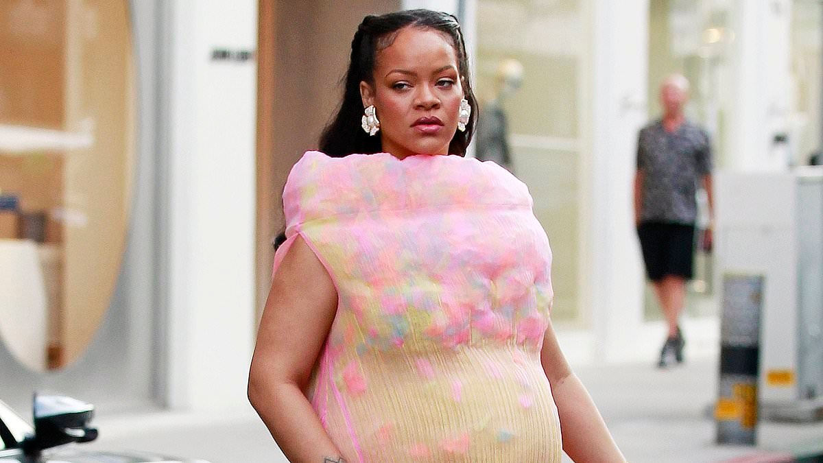 Rihanna trolled over bizarre maternity outfit and sneakers which carry an eye-watering price