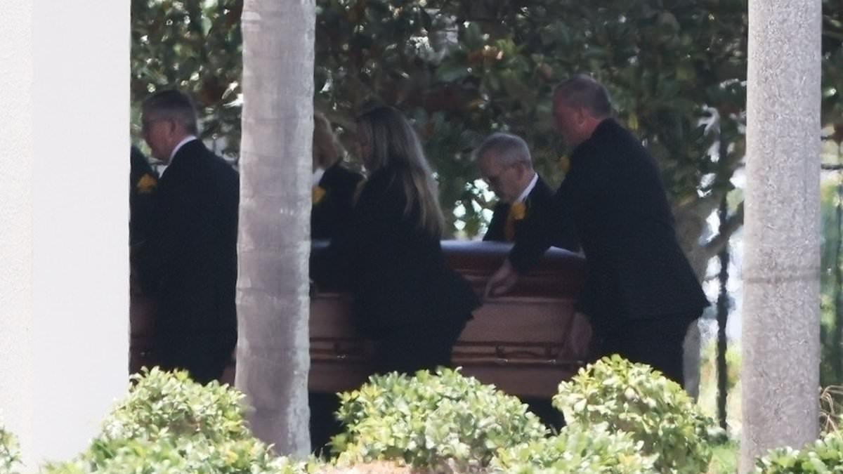 Hulk Hogan's devastated friends and family gather for WWE legend's funeral after his death