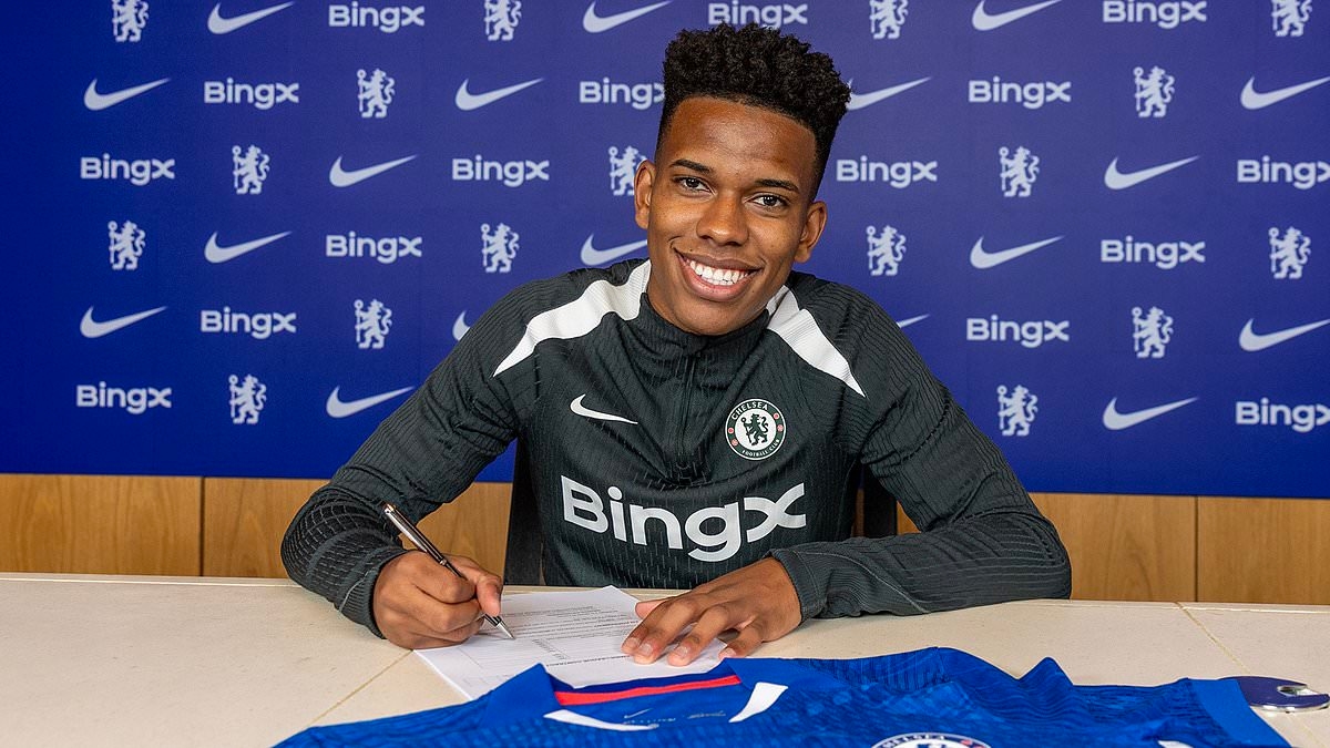 Welcome to Chelsea, finally! Brazilian wonderkid Estevao arrives ONE YEAR on from signing for the west London side - and after scoring against the Blues at the Club World Cup