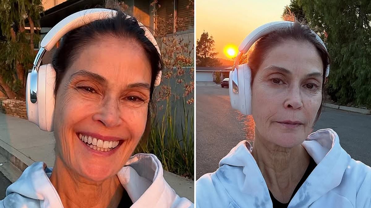 Teri Hatcher, 60, stuns fans with make-up free selfie as she thanks 'the time gifted in every wrinkle'