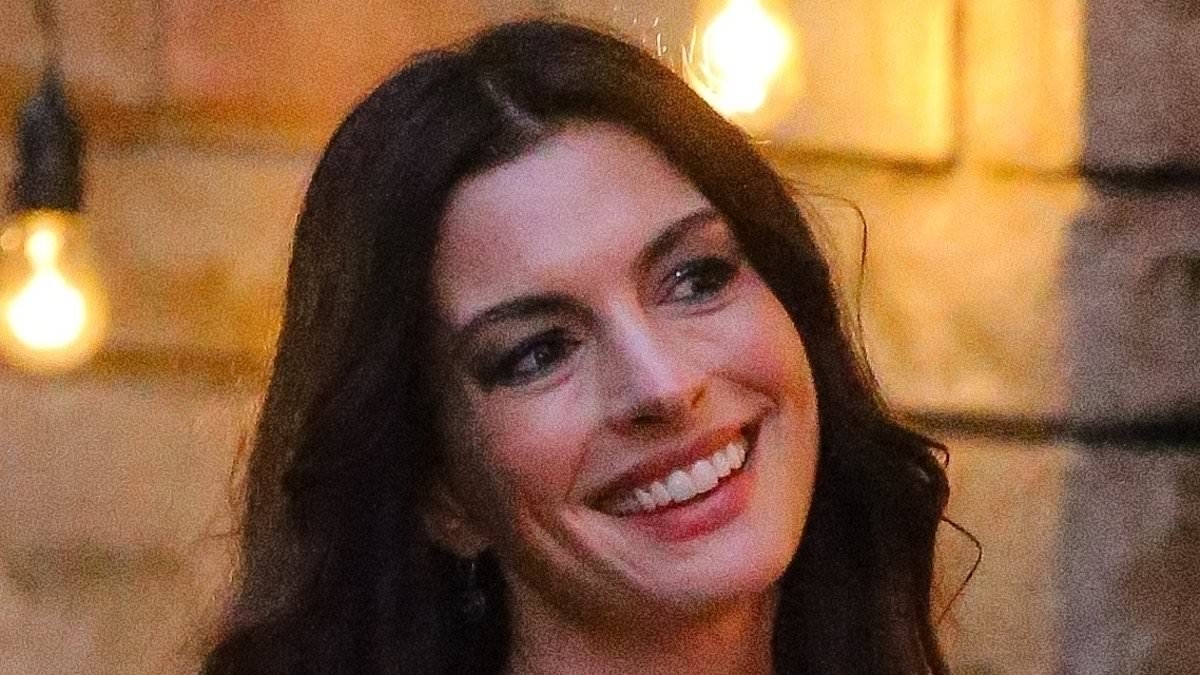Anne Hathaway's love interest is seen for FIRST TIME on set of Devil Wears Prada 2 in New York City