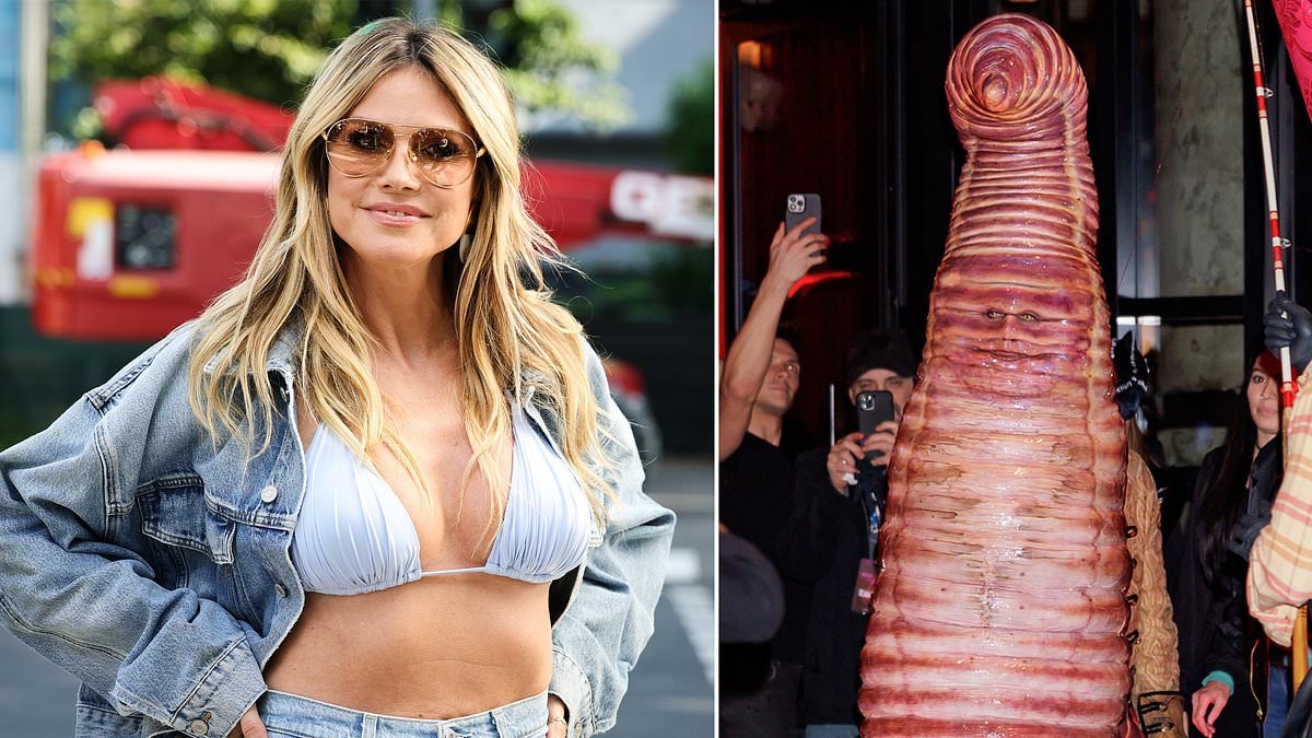 Heidi Klum is starting her first-ever 'worm and parasite cleanse'... three years after THAT Halloween costume