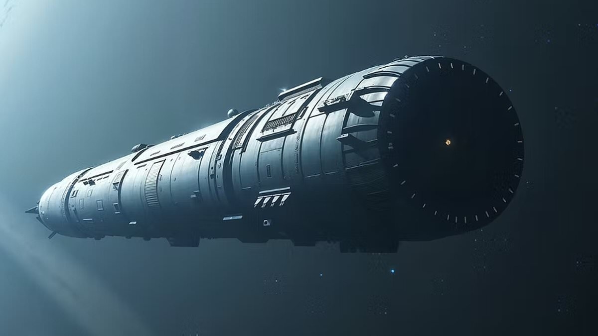 The futuristic spaceship that could take humans to the stars: Self–sustaining vessel dubbed Chrysalis could carry 1,000 people on a one–way, 250–year journey into deep space