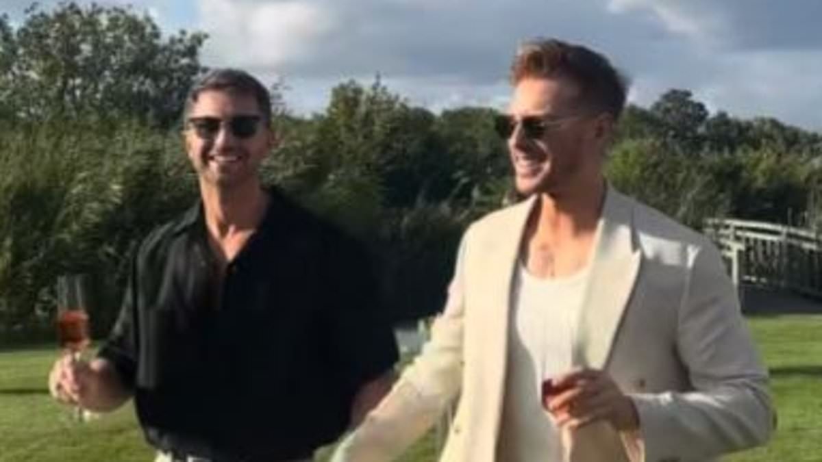 Emmerdale stars who played brothers on the ITV soap are set to tie the knot TODAY in '£100,000 ceremony at 5,000-acre wilderness venue with a star-studded guest list'