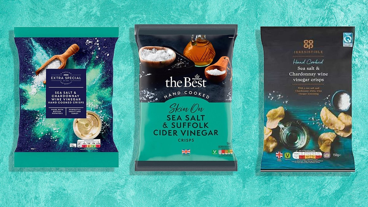 Which? reveals the best salt and vinegar crisps - with budget supermarket coming out on top
