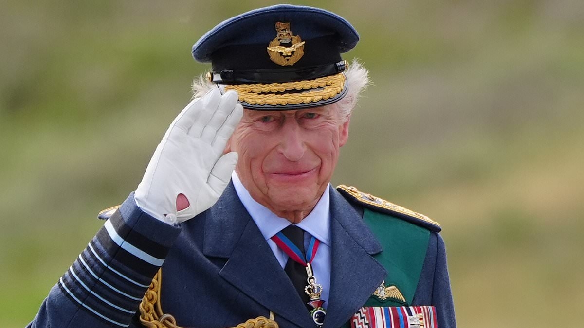 King Charles visits Scotland's main RAF base and thanks families 'for the sacrifices you make and the strength you provide'