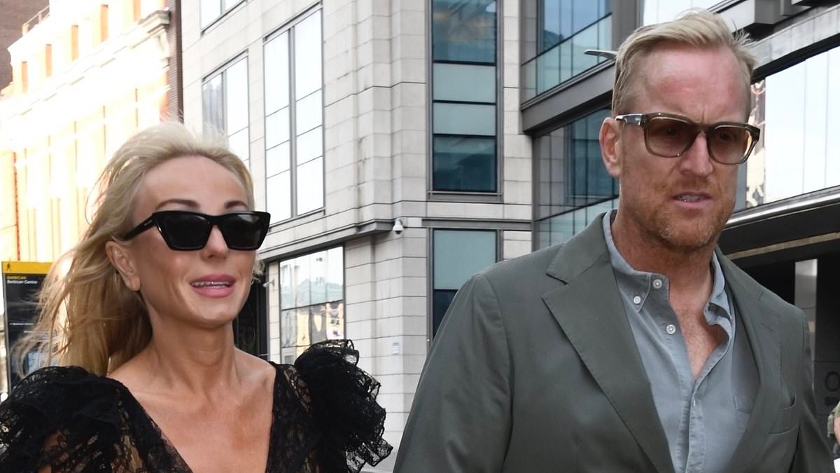 Call The Midwife star Helen George goes public with new boyfriend Dan Innes at Good Night, Oscar press night - after meeting 'on notorious celebrity dating app'